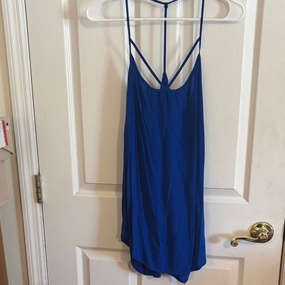 Express Royal Blue Strappy Dress
